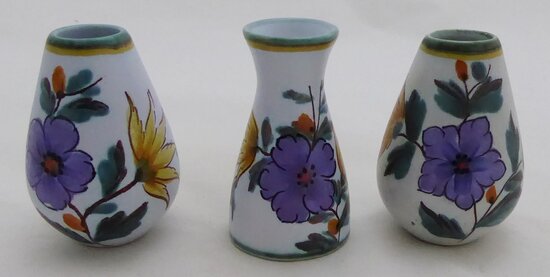 GOUDA FLORA SET VASES VIOLA