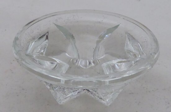 LEERDAM GLAS 4 CANDLE HOLDERS IN BOX