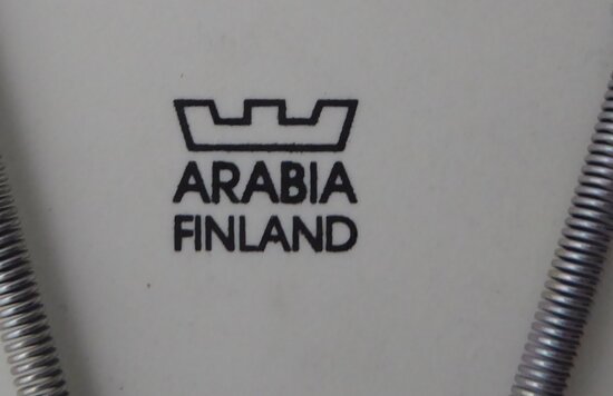 ARABIA FINLAND WALL PLATE TULIPS