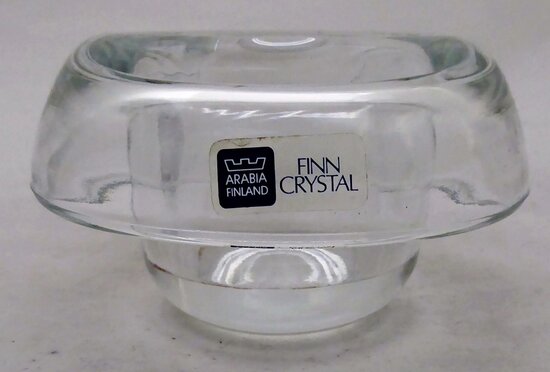 ARABIA FINN CRYSTAL APOLLO CANDLEHOLDER