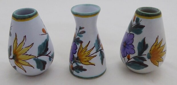 GOUDA FLORA SET VASES VIOLA