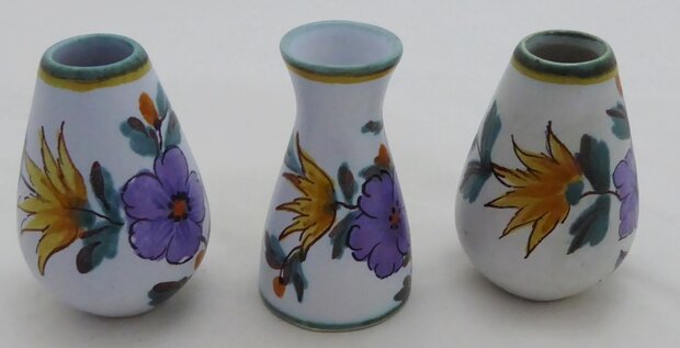 GOUDA FLORA SET VASES VIOLA