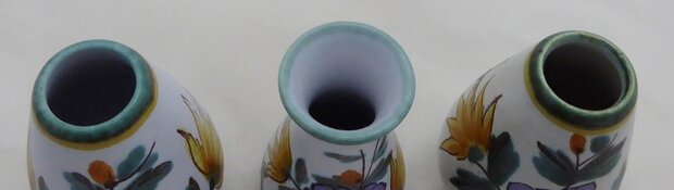 GOUDA FLORA SET VASES VIOLA