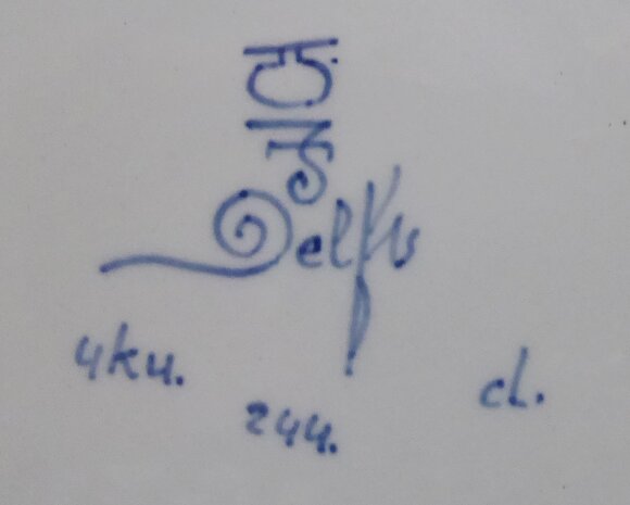 PORCELEYNE FLES DELFT WALLPLATE