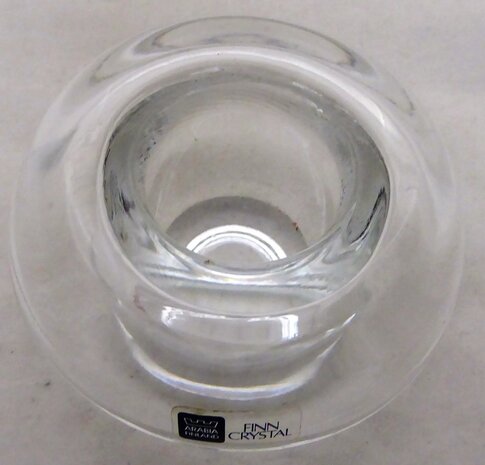 ARABIA FINN CRYSTAL APOLLO CANDLEHOLDER